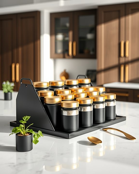 elegant black and gold