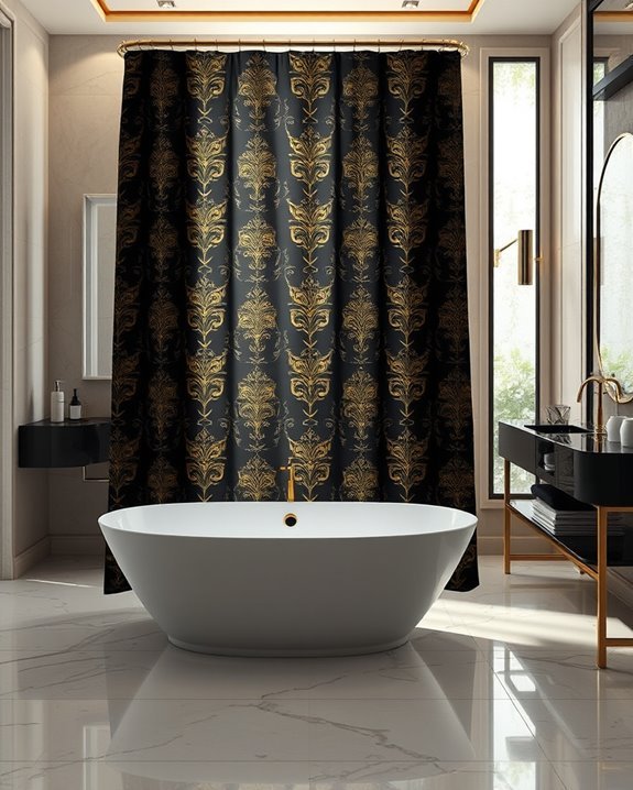 elegant black and gold