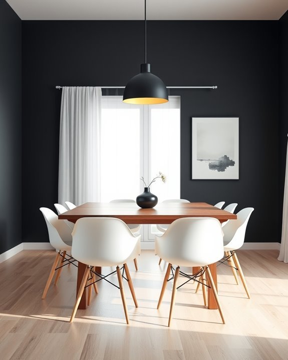 elegant black and white d cor