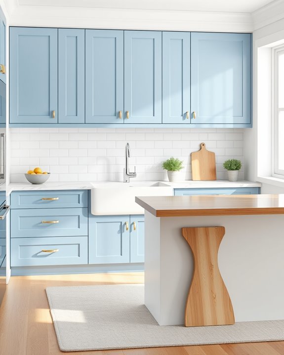 elegant blue and white