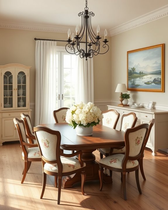 elegant colors enhance ambiance