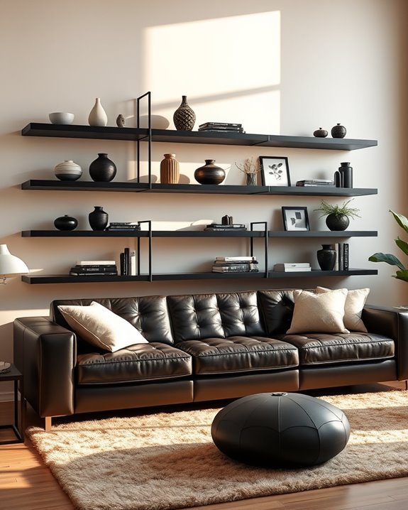 elegant contrast with functionality