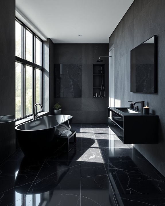 elegant cozy bathroom heating