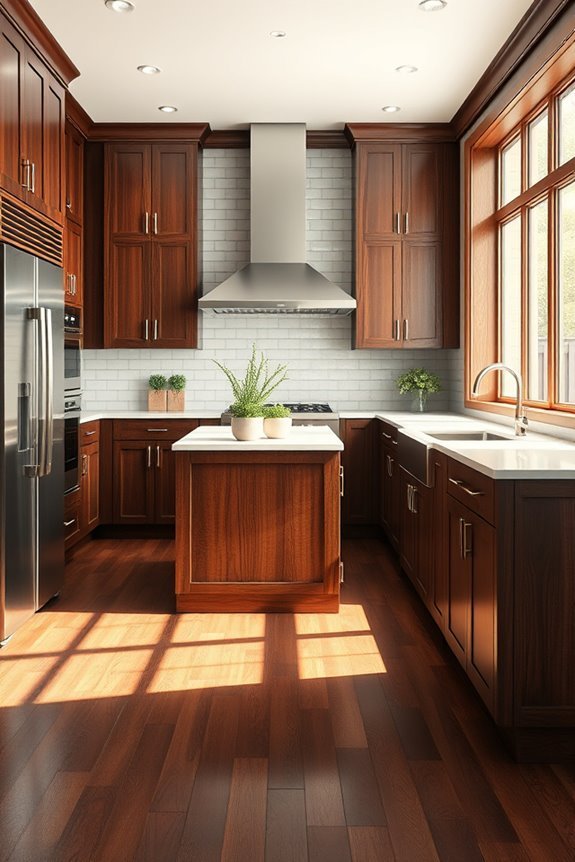 elegant dark wood sophistication