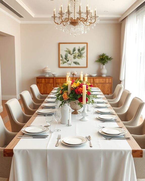 elegant dining experience creation