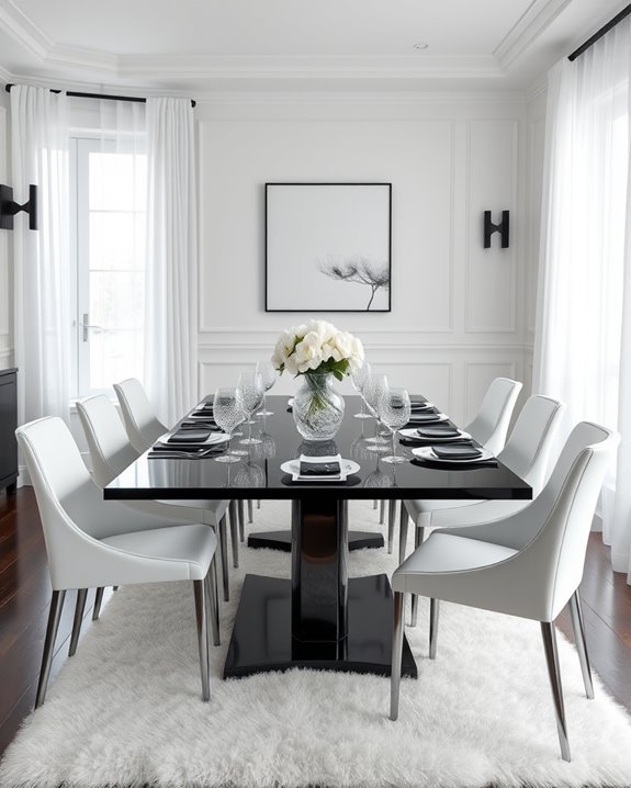 elegant dining glassware selection