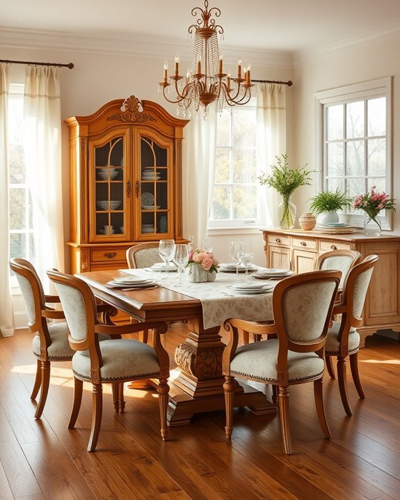 elegant display for dishware