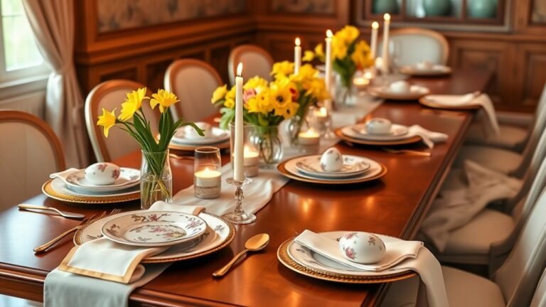 elegant easter table decor