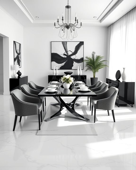 elegant functional dining layouts