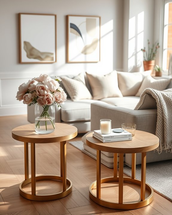 elegant functional side tables
