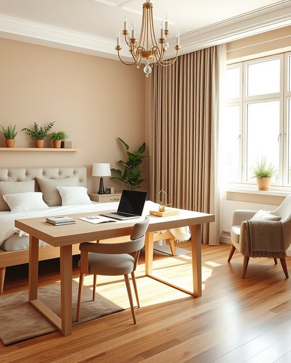 elegant functional workspace design
