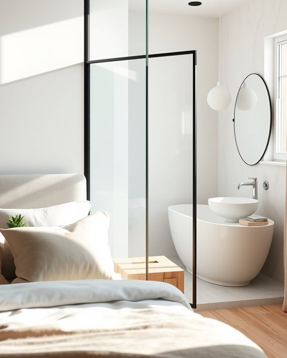 elegant glass partition solution