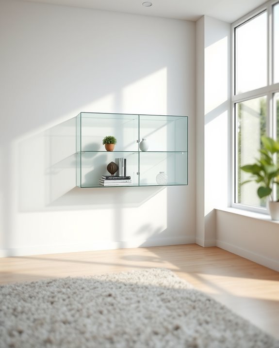 elegant glass storage solution