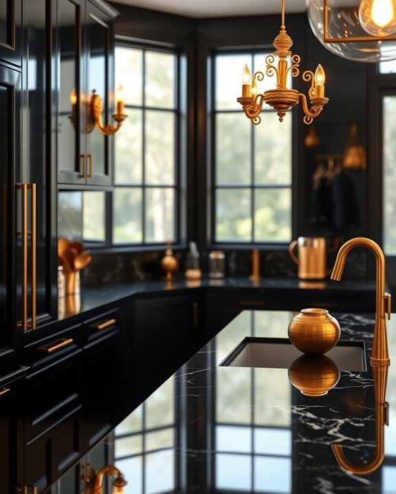elegant gold wall sconces