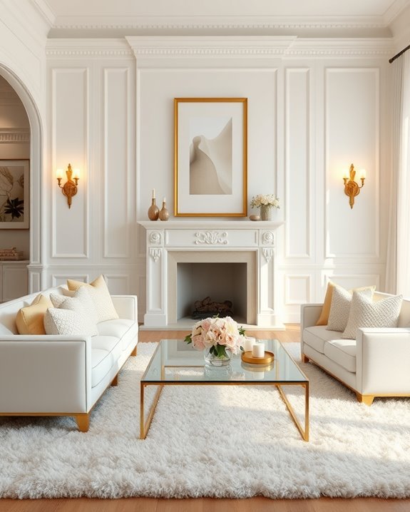 elegant gold wall sconces