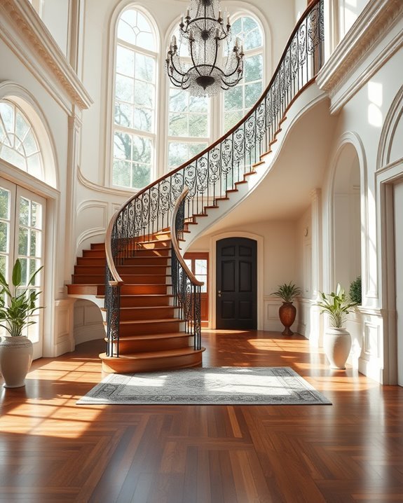 elegant grand staircase designs