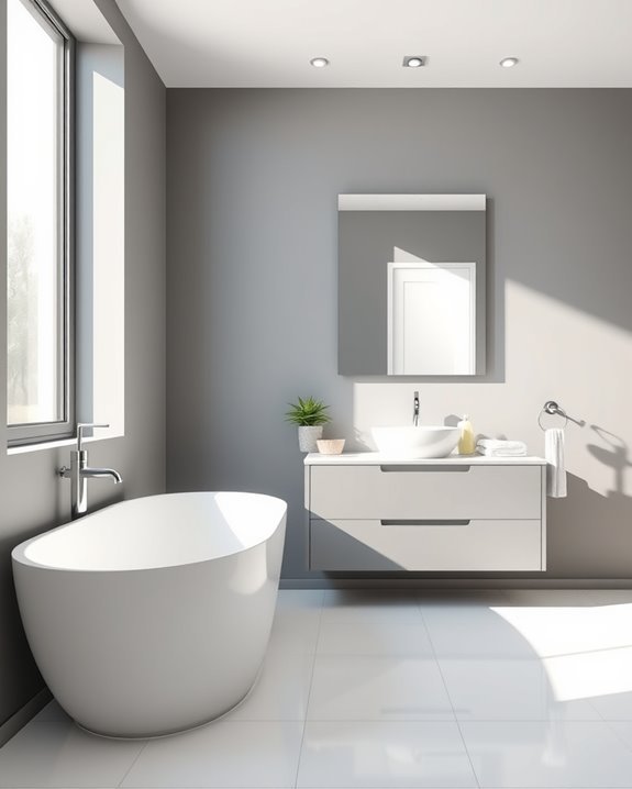 elegant grey and white