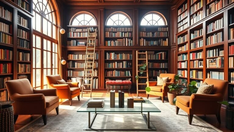 elegant home library designs