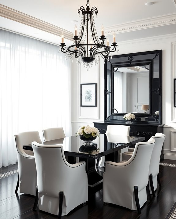 elegant lighting enhances ambience