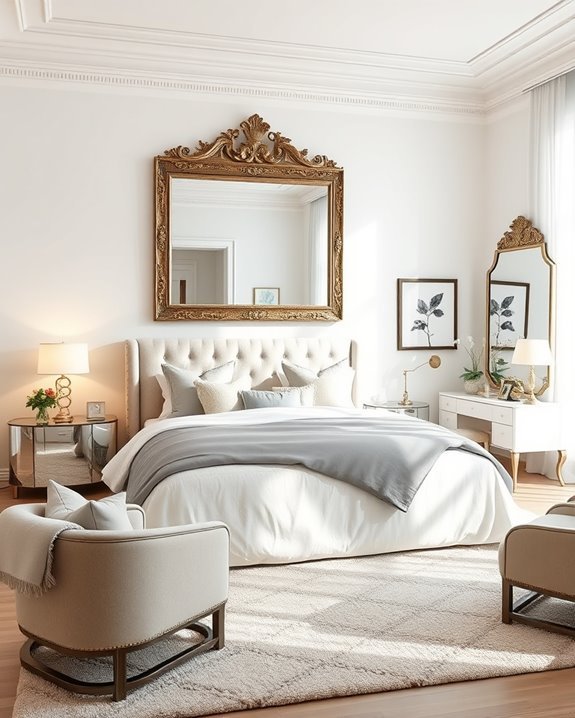 elegant mirrors enhance spaces