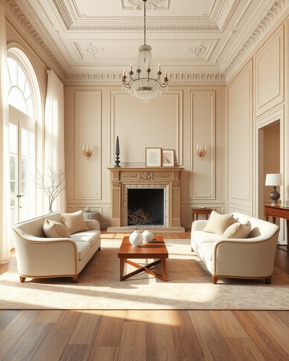 elegant neutral living room
