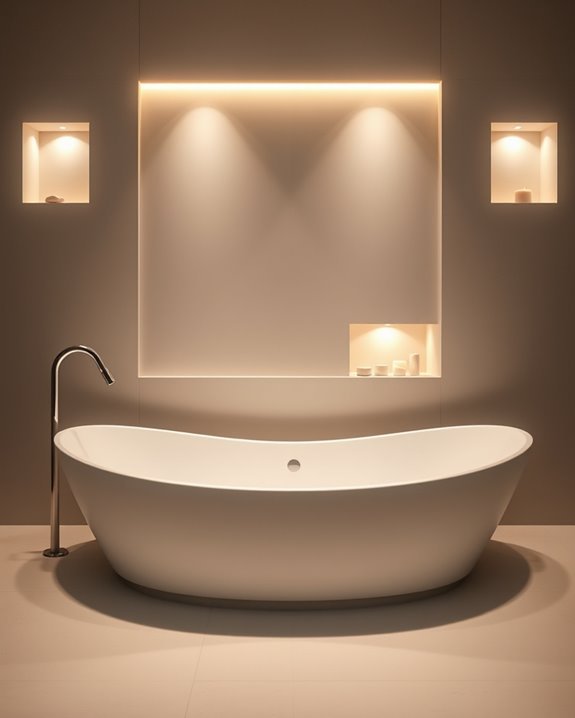 elegant niche lighting design
