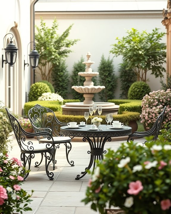 elegant outdoor gathering spaces