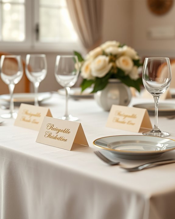 elegant personalized dining experience