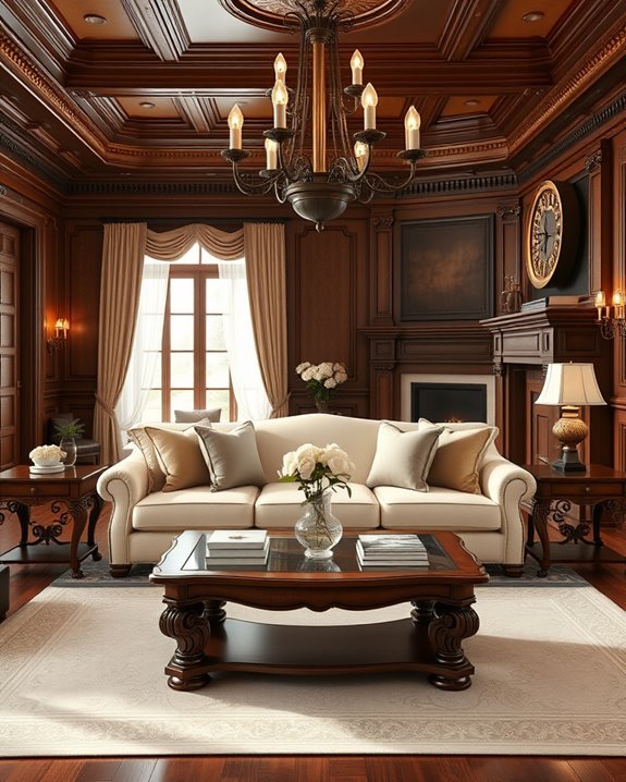 elegant rich wood finishes