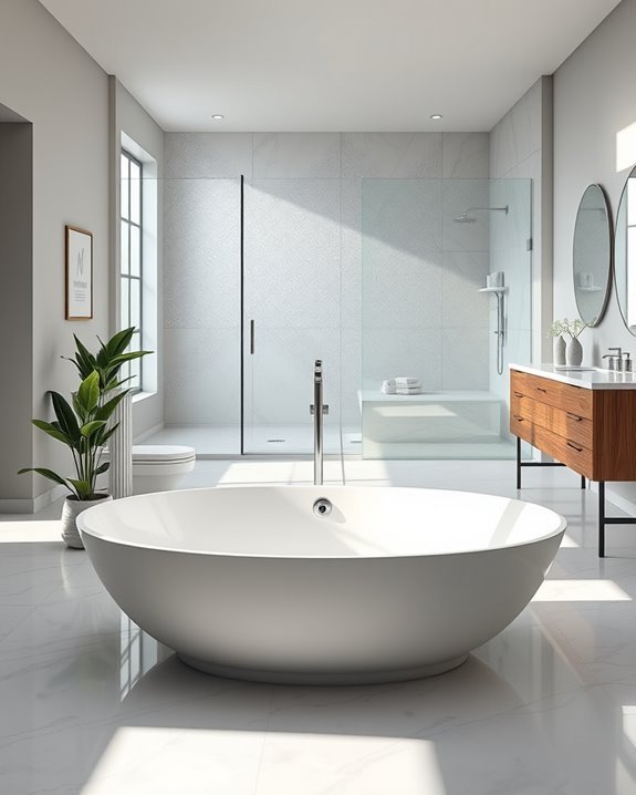 elegant spa like bathtubs