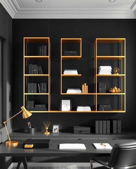 elegant storage solution shelves