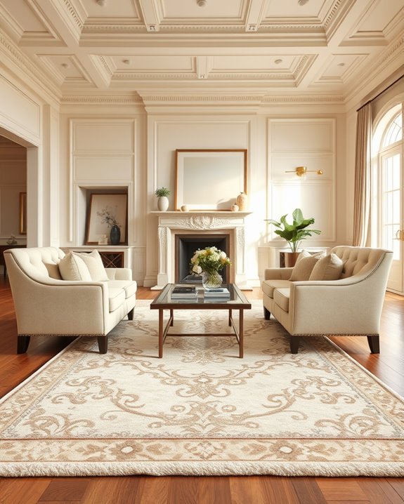 elegant sustainable geometric rugs