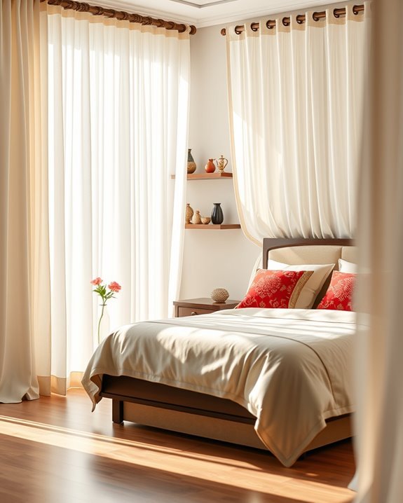 elegant textured window treatments