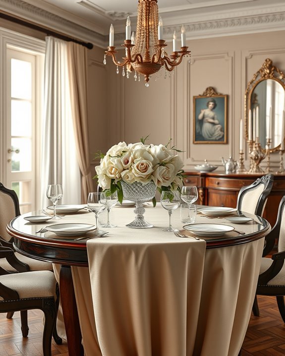 elegant vintage dining ambiance