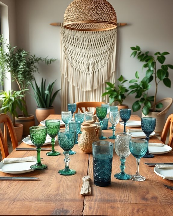 elegant vintage glassware collections