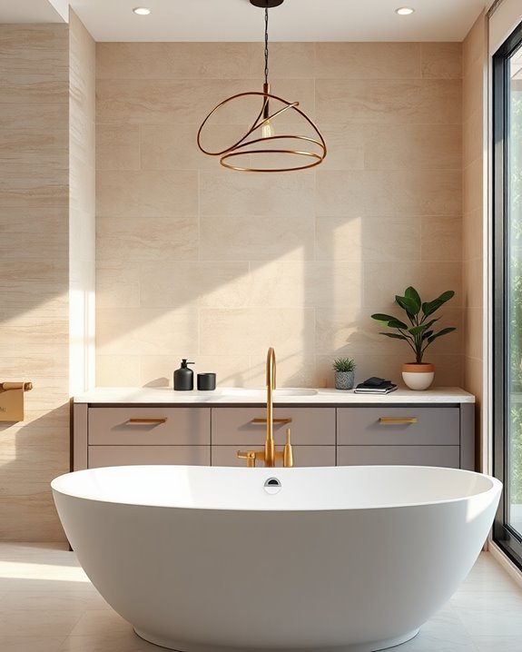 elevate bathroom ambiance stylishly