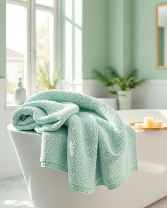 elevate bathroom with towels