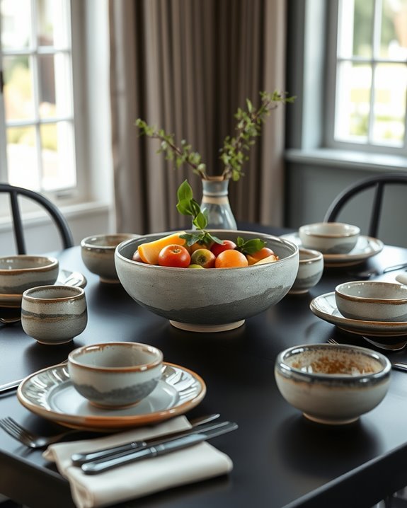 elevate dining with pottery