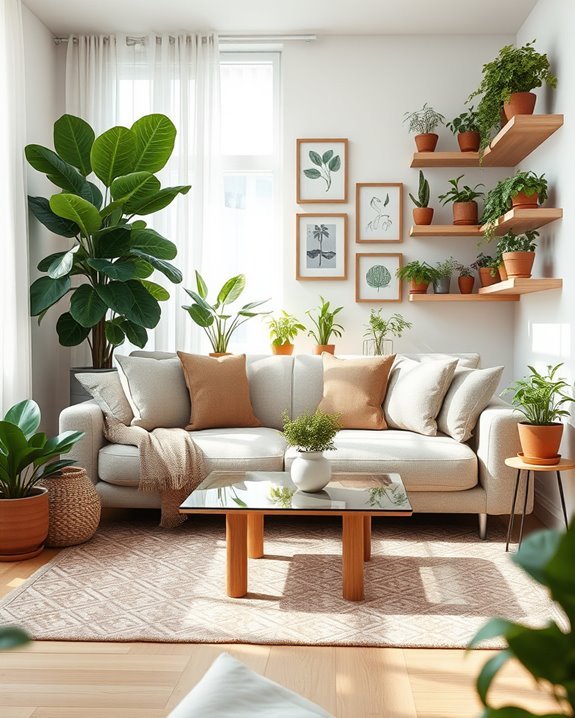 elevate living room freshness