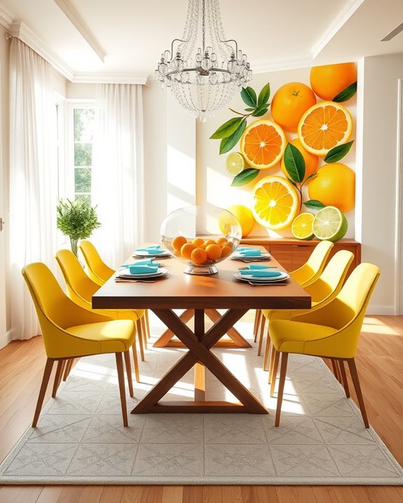 energizing bright citrus colors