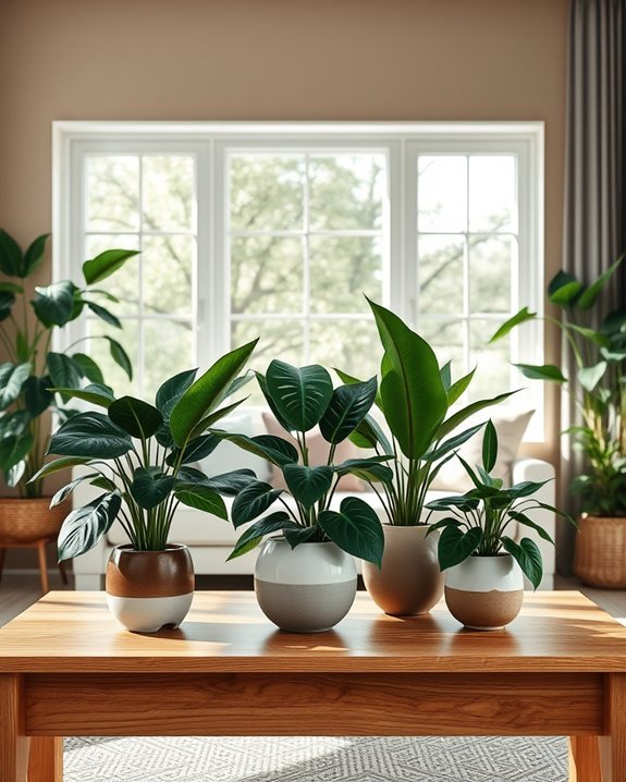 enhance decor with greenery
