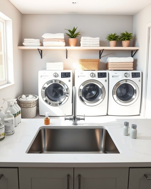 enhance garage laundry functionality