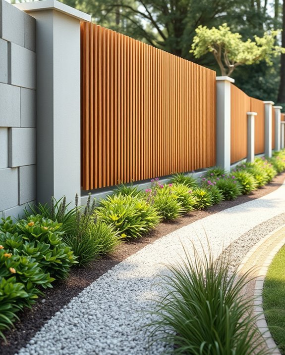 enhance property with garden walls