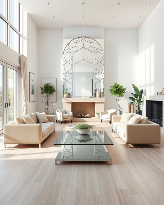 enhance space with mirrors