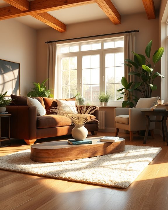 enhancing brown interiors naturally