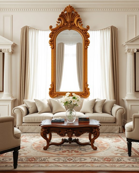 expansive elegance with mirrors