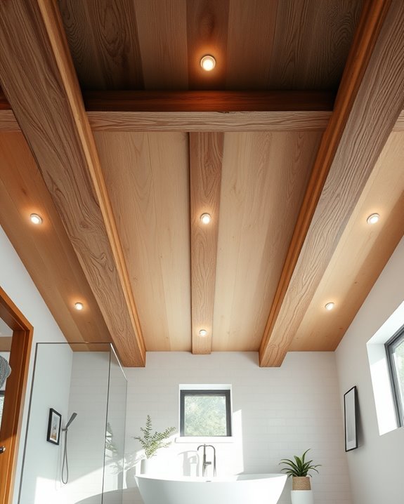 exposed beams enhance aesthetics