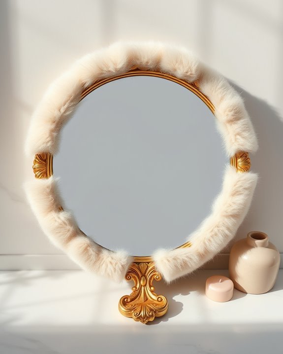faux fur luxury accents