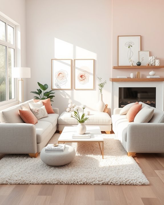 feminine artwork for living room