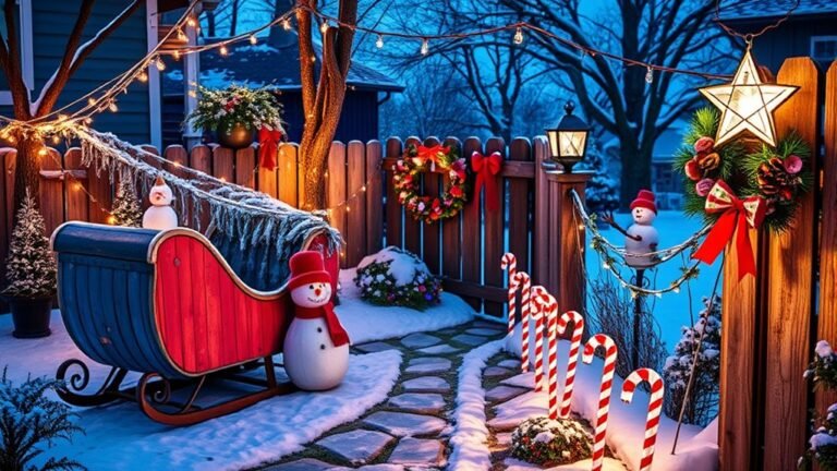 festive christmas yard decorations